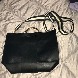 SOLD******Zara black slouchy tote bag